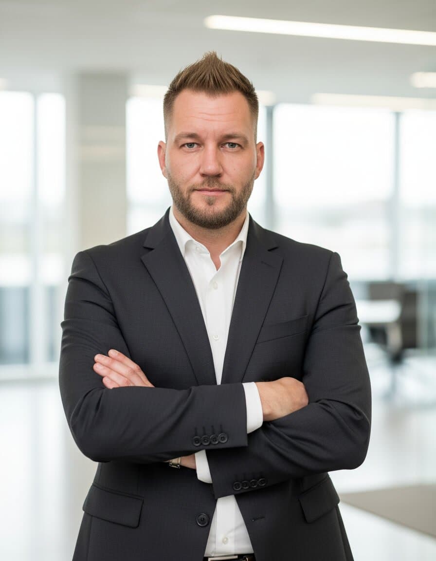 Porträtfoto von Frederic Dluzinski, Gründer von FDL IT – Entwickler, Designer und SEO-Stratege